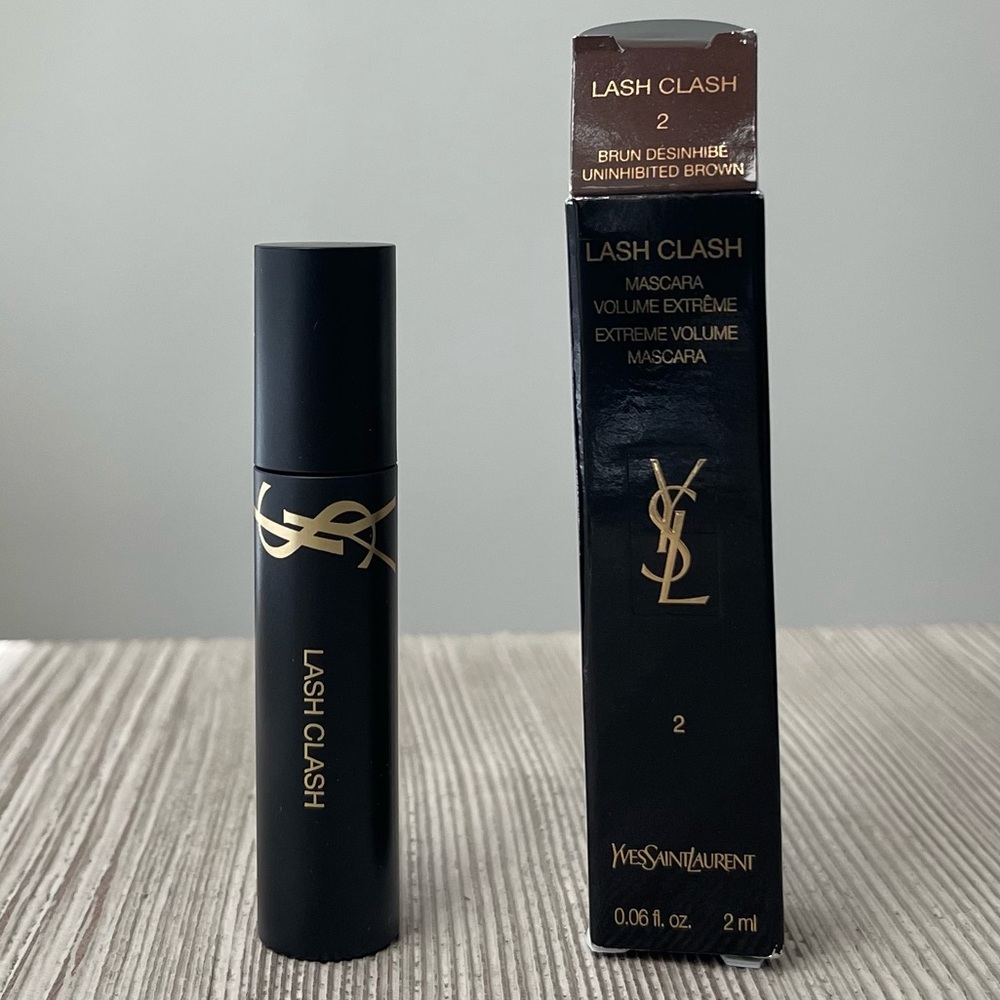 ‼️2 for $15‼️NEW‼️YSL Lash Clash Mascara Volume Extreme 2 Uninhabited Brown - Picture 5 of 6